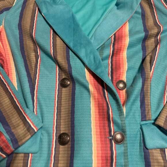 Crazy Train Western Serape XL Blazer NWOT - Picture 3 of 5